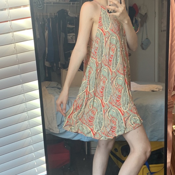 Brocade Patterned Dress - Picture 2 of 2